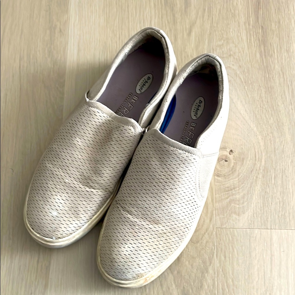 Beige Slip-On Sneakers